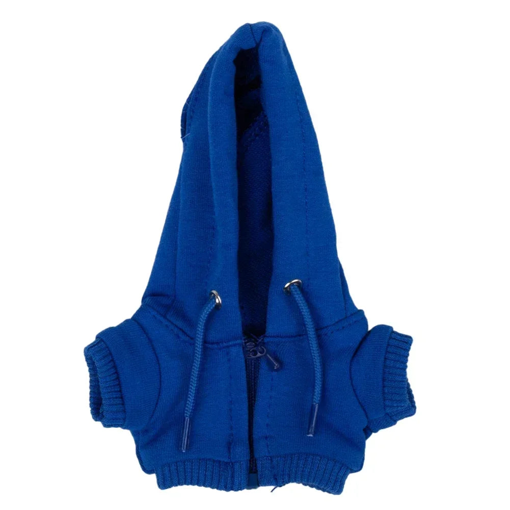 For Labubu Casual Sweatsuit Set Comfy Clothes for Labubu 15/17cm Dolls Featuring Ribbed Hem Details Fashion Doll Accessories