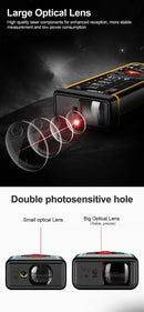 FANYUE SW-120 Display Laser Distance Meter 80M 120M Camera Digital Meter Area Volumn Digital Angle Ruler Laser Rangefinder Tape