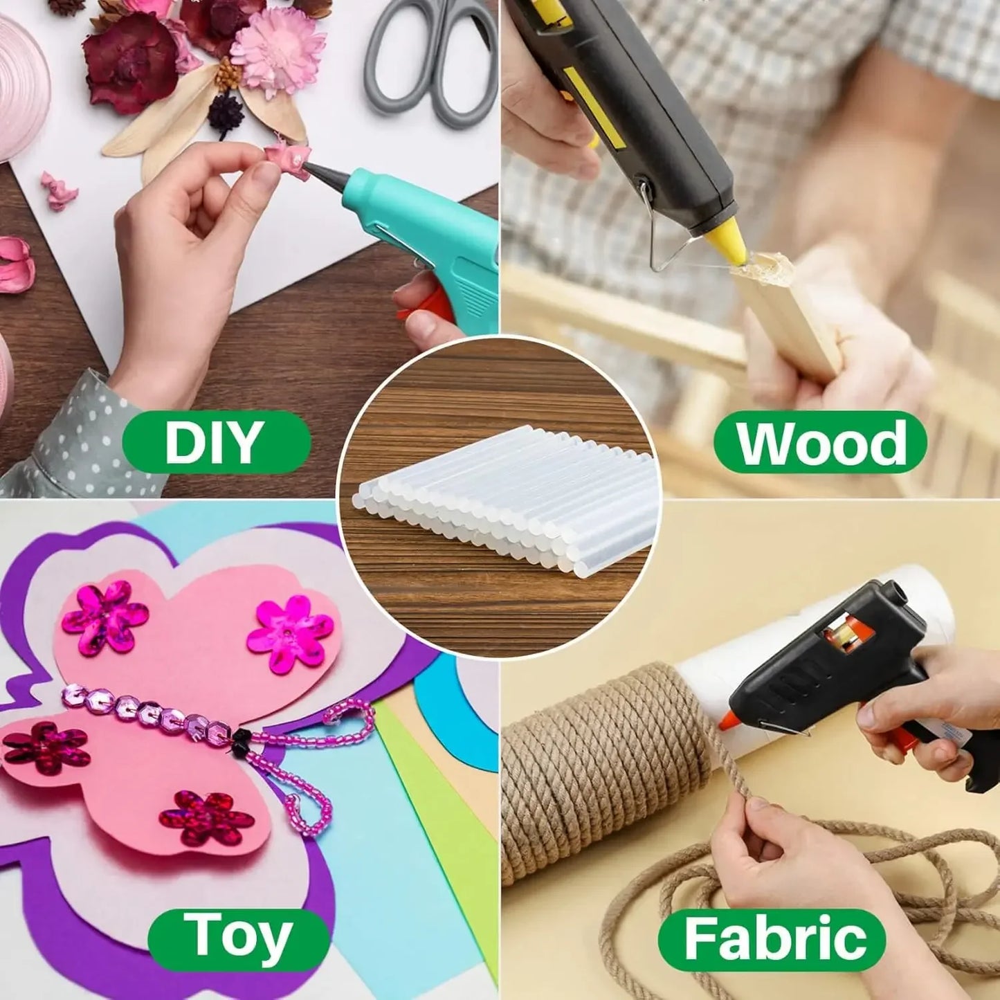 Transparent Hot Melt Glue Sticks for Electric Glue Gun Heat Pistol Glue Stick Strong Adhesive DIY Craft Repair Tools Wholesale