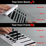 2pcs Car Long Side Stripes Stickers DIY Auto Vinyl Film Decals For FIAT Punto DIY Automobiles Decoration Car Tuning Accessories