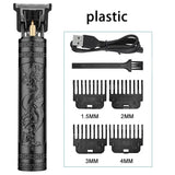 T9 LCD Electric Hair Trimmer Oil Shaving Head Electric Clipper Engraving Electric Clipper Hair Precision Trimmer for Men Care