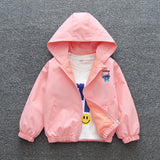 Lilo and Stitch Children Girls Hooded Jacket Coat 2024 Autumn Baby Boy Cartoon Zipper Long Sleeve Casual Clothing Kids Outerwear