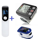 Automatic Heart Rate Pulse Meter BP Monitor Healthy Digital Arm Blood Pressure Meter Cuff Medical Automatic Pressure Tonometer