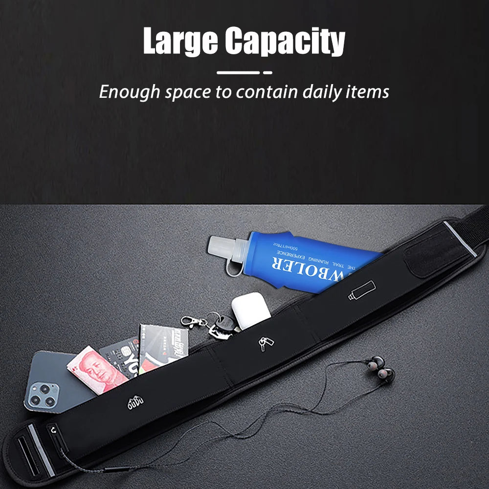 NEWBOLER Running Waist Bag Sports Fanny Pack Women Waist Running Bag Men Belt Bag Gym Bag Phone Pouch Running Accessories