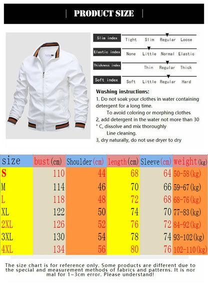 Spring and Autumn New Gold Wings GL1800 Biker Jacket Pilot Fashion Windbreaker Leisure Baseball Suit Men's Motorcycle Clothing
