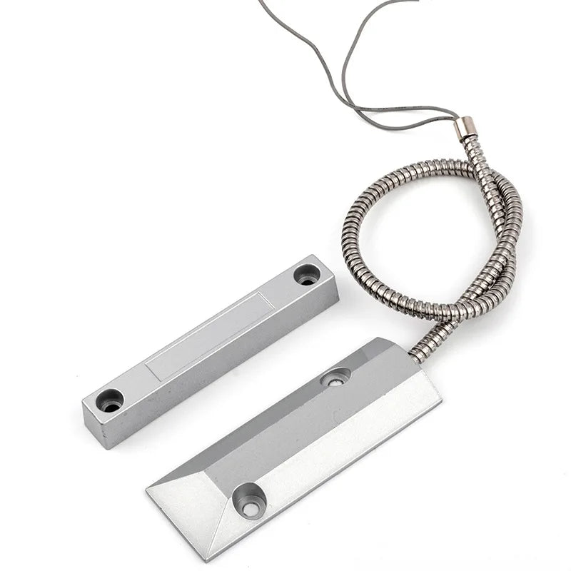 normally closed Alarm system Wired Garage Metal Roller Shutter street factory Gate Door Sensor detector Magnetic Contact Switch