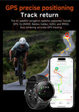 Forerunner 570 GPS Smart Watch 3ATM Waterproof  AMOLED Screen MULTI-BAND GNSS Compass Altimeter Flashlight Sports Smartwatch Men