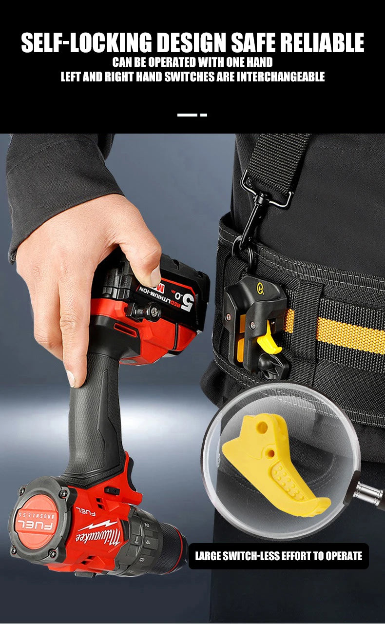 Portable Power Tools Quick Hanging Hooks Power Tool Quick Release Drill Portable Storage Self-Locking Hooks
