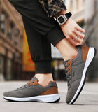 New Balance Men's Leather Shoes Sneaker Trend Sport Shoes Breathable Men's Sneakers Non-slip Footwear Holiday Shoes for Men