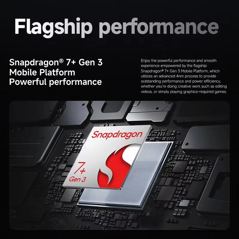 Tablet Xiaomi Pad 7 Versão Global 11.2" 3.2K 144Hz - Snapdragon 7+ Gen 3 | Bateria 8850mAh & Câmara 13MP