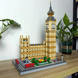 Famous Big Ben Micro Mini Building Blocks Crafted Replica, Leisure and Entertainment Toys Adult Construction Bricks Decoration