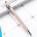 20-200 Pens Wholesale Metal Ballpoint Pen Touch Screen Pen Office School Advertising Pen Custom Logo Text Laser Engraving