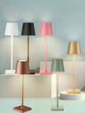 LED Table Lamps 3-Level Dimmable Wireless LED Desk Lamp Touch Bedside Creative Ambient Light USB Rechargeable Bar Outdoor Decor
