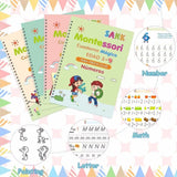 Magical Tracing Workbook Educational Montessori Books for Children Pen Control Training Reusable Calligraphy Copybook for Kids