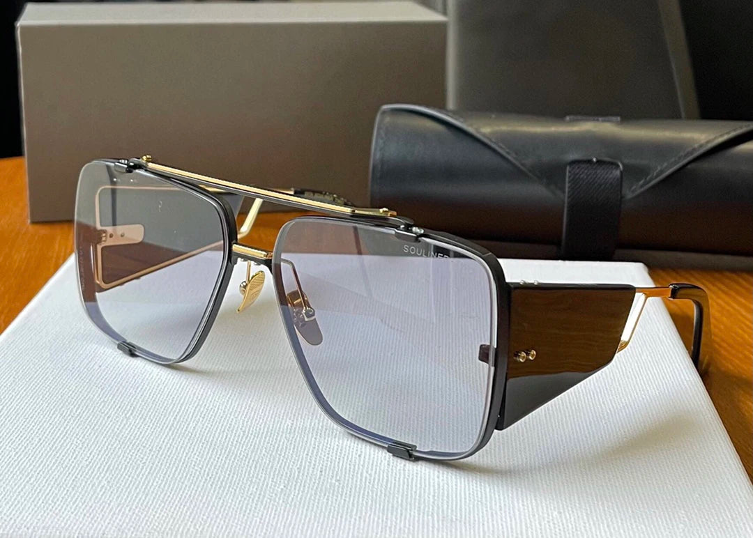 ADITA SOULINER TWO size 56-18 Top High Quality Sunglasses for Men Titanium Style Fashion Design Sunglasses for Women With Box
