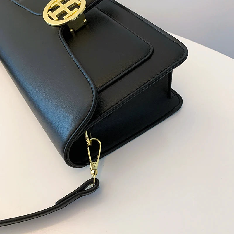 Crossbody Bag For Lady Leather Women Bag Fashion Classic Straps Bags Solid Wild Women Handbag Shoulder Messenger Bag For Girls