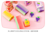 3pcs/lot Cartoon Creative Fruit Eraser Pupils Exam Pencil Eraser Children's Stationery Painting Sketch Eraser  School  Kawaii
