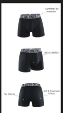 CRIIS SEVEN 7 Mens Sports Underwear Men's Boxers Underpants Shorts Fitness Man Panties Lingerie Brand Underwear Cotton M-2XL