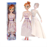 2026 New Arrival Frozen 2 Princess Dolls Set, 30cm Movable Joint Elsa Anna Action Figures, Best Gift for Girls Birthday