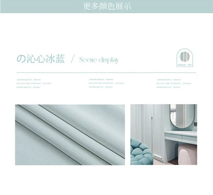 French Chenille Cream White Velvet Curtain Modern Simple Blackout Curtains for Living Dining room Bedroom Tulle Customization