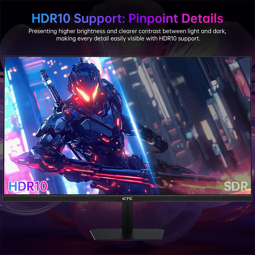 (2025 H24T09P Upgraded Version) KTC H24F8 FHD 23.8" 180Hz Gaming Monitor With Realistic Color Reproduction 1920*1080 Resolution