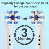 Compatible with Oral B iO Electric Toothbrush Replacement Brush Heads, Toothbrush Head Refills for iO 2 3 4 5 6 7 8 9 10 Series