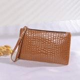 Women Black Cosmetic Bag Zipper Small Makeup Bag Traveling Neceser Ladies Cosmetics Clutch Purse Toiletry Organizer Case Pouch