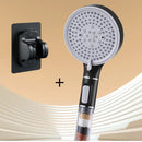 5 modos de cabeça de chuveiro anti calcário filtro higiênico remover calcario titular alça chuvas spa mangueira conjunto para acessórios do banheiro