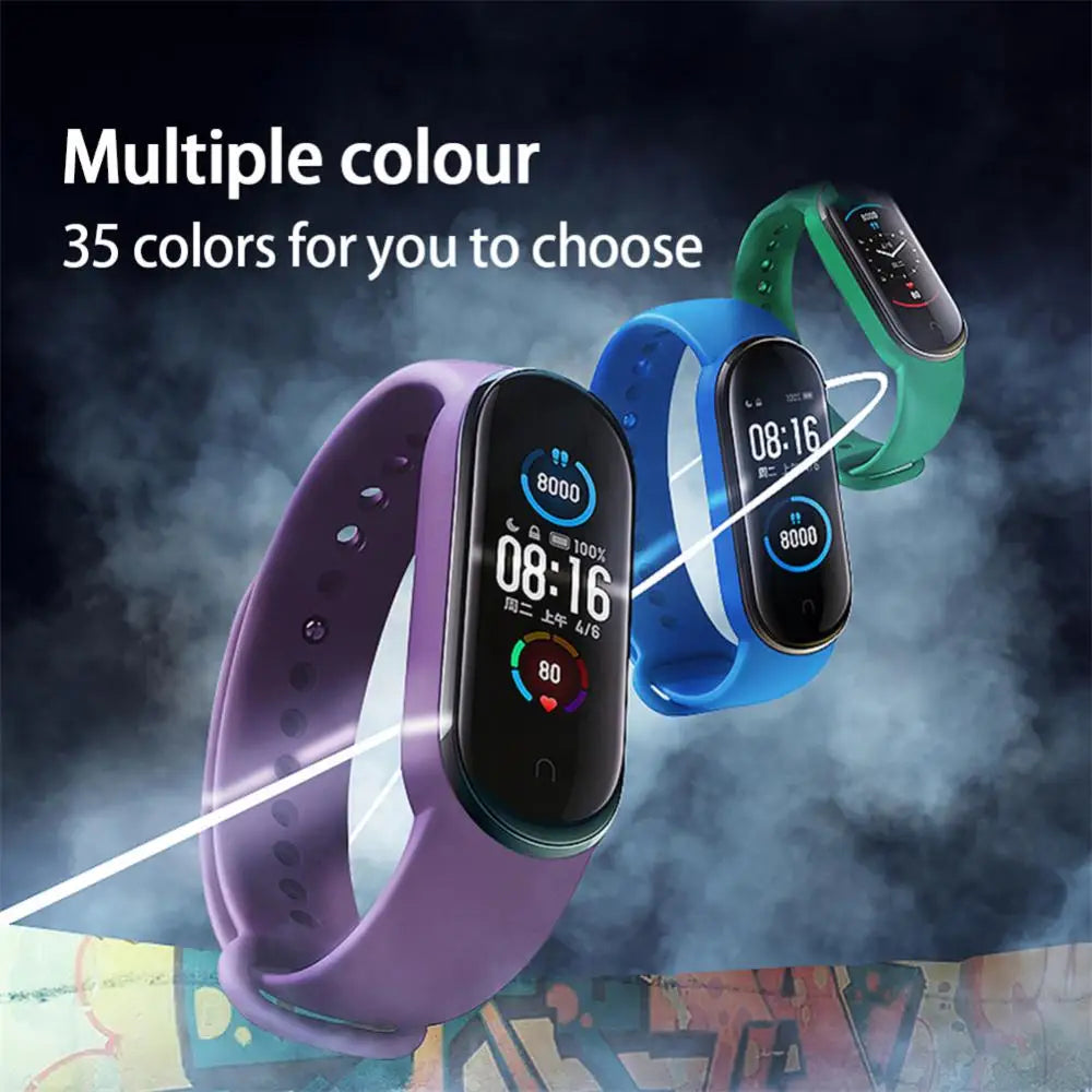 Soft Band Bracelet For Xiaomi Mi Band 7 Silicone Strap For MiBand 7 Bracelet Wrist Strap Miband 5 Wriststrap For Mi Band 2022