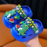 Outdoor Beach Slippers Children's Garden Shoes Trendy Crocodile Soft Sole Sandals For Baby Breathable Non-slip For Indoor