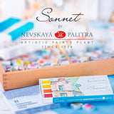 Russian White Nights 16/24 Color Solid Watercolour Paint Set  Watercolor Brush for Beginners Student Drawing Art Supplies