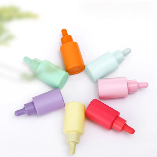Essential Oil Bottle Colored Sub-bottling Macaron Color Wholesale Dropper Bottle For Skincare Spa Accessories DIY Beauty