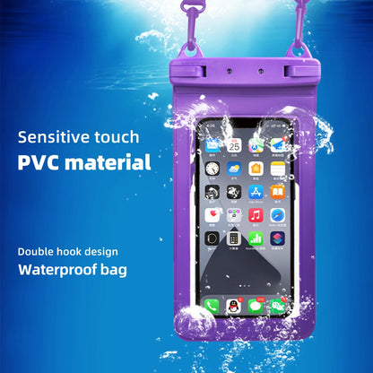 Funda impermeable FONKEN para teléfono, transparente, para la nieve, la selva tropical, bolsa seca, bolsa para natación, fundas grandes para teléfono móvil.