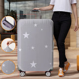 White star pattern luggage protection cover, suitable for 18-32 inch luggage, luggage handle gloves, travel accessories