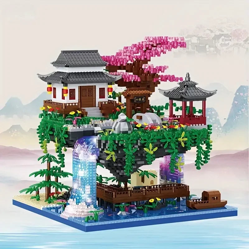 2850-Piece Taohuatan DIY Building Block Set - Mixed Colors - Office and Home Desktop Decoration - Party Supplies - Creative Surprise Holiday Gifts