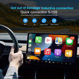 Podofo Wireless Carplay Box Android Auto Box USB AI Box AI Voice GPS Bluetooth Adapter WIFI Carplay Dongle For VW/Audi/Toyota
