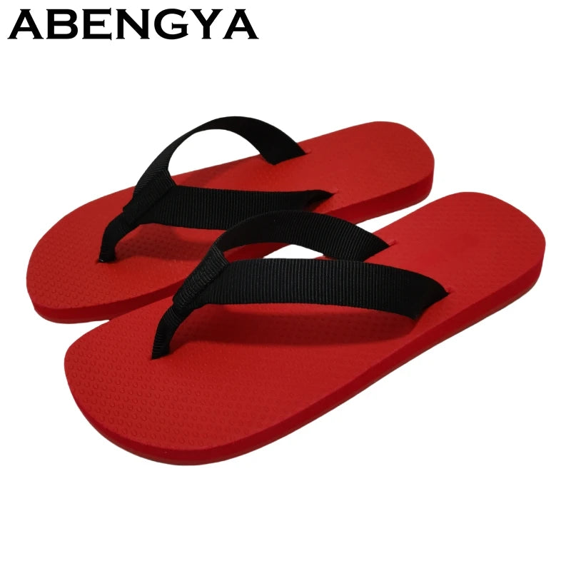 2025 Summer Hot Red Sole Flip Flops Flat Slippers For Women&Men Thick Sole Lazy Mules Casual Vacation Beach Slides Couple Shoes