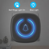 Wireless Smart Home Welcome Door Bell, Waterproof Chime Kit, Smart Home Chime, 60 Songs Range, US Plug, EU Plug, IP44, 300m Range
