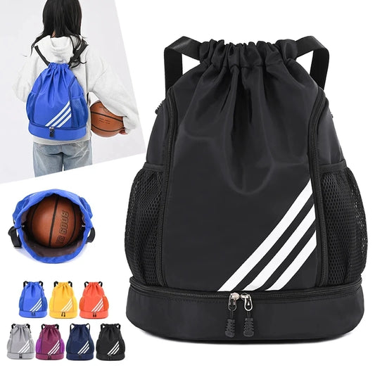 Seyatullh esporte fitness ginásio saco de basquete mochila viagem ao ar livre à prova dwaterproof água saco natação bolsa acampamento caminhadas escalada mochila