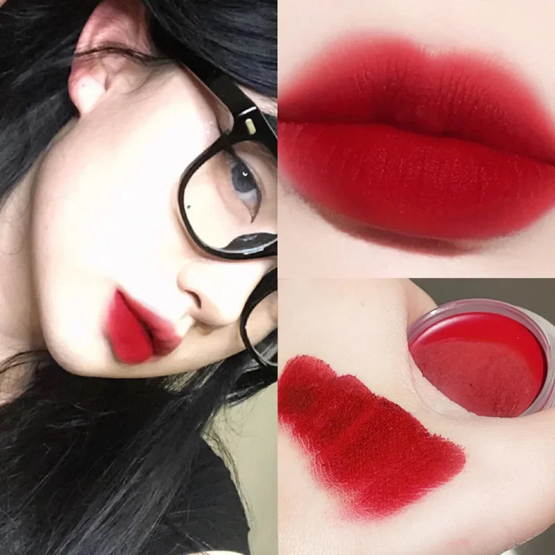 Korean Female Cosmetics Cute Makeup Matte Lipstick Care Lip Plumping Gloss Mud Tint for Lips Lipgloss Base Long Lasting Lip Dye