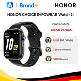 Smartwatch HONOR CHOICE Watch 2i (Versão Global), Tela AMOLED de 1,85", Monitoramento de Saúde 24h