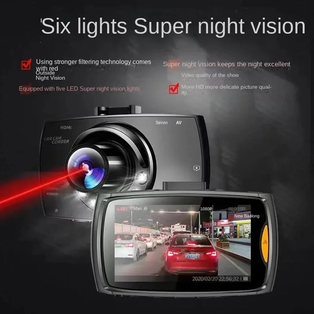 XUSHIDZ 1080P Dash Camera Car Camera Night Vision Vehicle Video Recorder Dashcam DVR Loop Recording Q02 High Cost-Effective