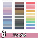 2400S Transparent Colorful Index Creative Memo Pads Office School Stationery Self-Adhesive Stickers Sticky Note Pads