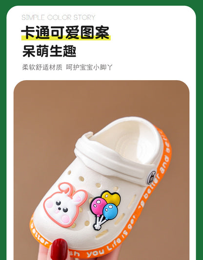 Children's Sandals and Slippers Cartoon Soft Sole Anti Slip Children's Shoes Girls' Indoor Home Shoes Boys' Sandals  Kids Shoes