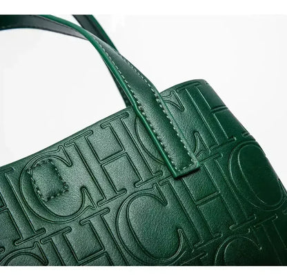 CH Brand Women's Handbag Large Capacity, Letter Elements Women's Handbag 2025 Classic Fashion Shoulder Bag