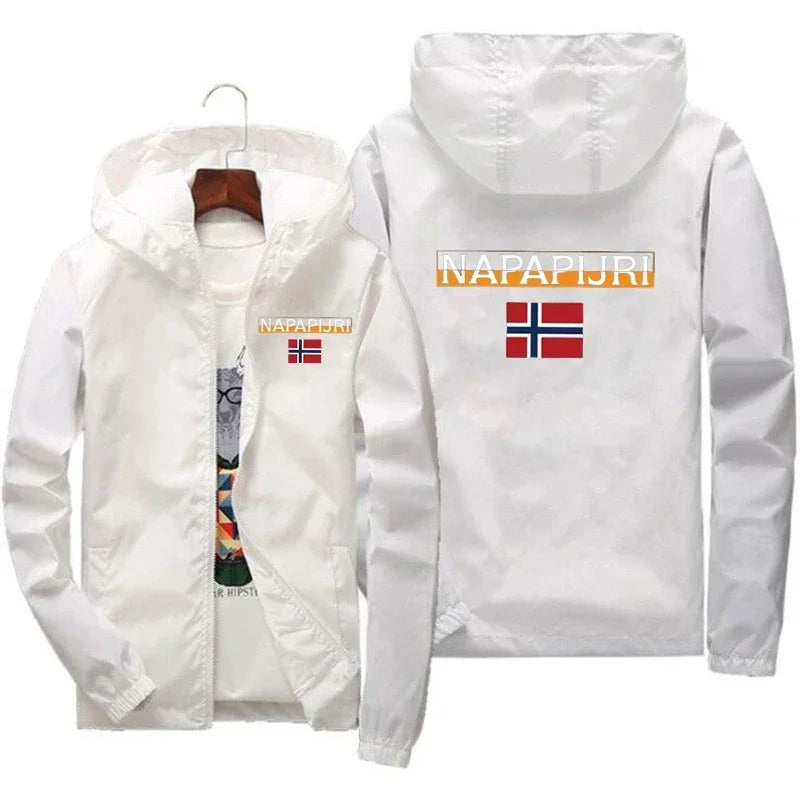 Men's Attack on Titan Hooded Jacket Zipper Lightweight Comfortable Camping Hiking Outdoor Travel Spring and Autumn