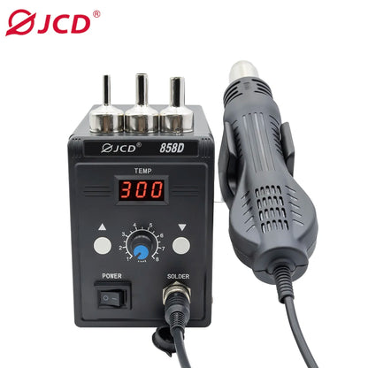 Pistola de aire caliente JCD 858D 700W, estación de soldadura BGA para retrabajo, 220 V/110 V, para reparación de soldadura SMD SMT