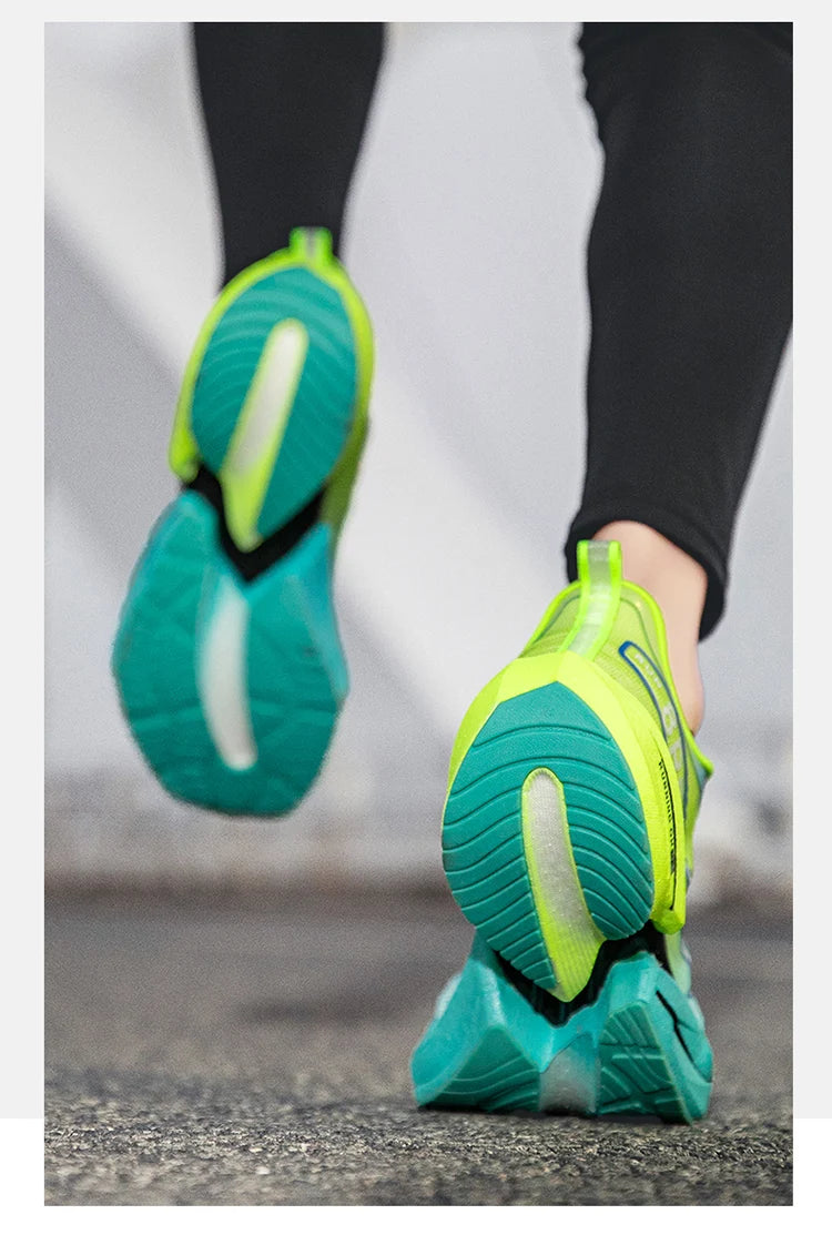 Marathon Air Cushion Men Sports Running Shoes Breathable Lightweight Women's Comfortable Athletic Nonskid Carbon Plate Sneakers