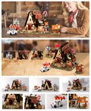 1125PCS/set CLassic TV Shows Gravityed Fall House Building Block Toy for Kids Fan Gifts Farm Architecture Model Bricks City View