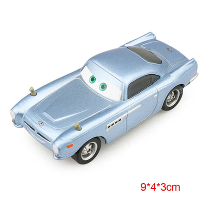 Disney Pixar Cars 3 2 Metal Diecast Car Toy Lightning McQueen Queen of England Fritter Miss For Kids Boy Birthday Toy Car Gifts